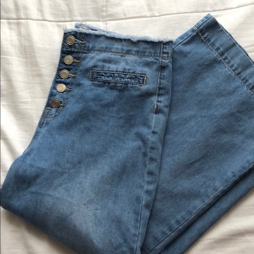 Gianni Bini Wide Leg Denim size SMALL